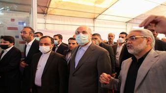 گزارش تصویری بازدید ریاست محترم مجلس از نخستین رویداد بین  المللی خصوصی سازی در اقتصاد ایران(1)